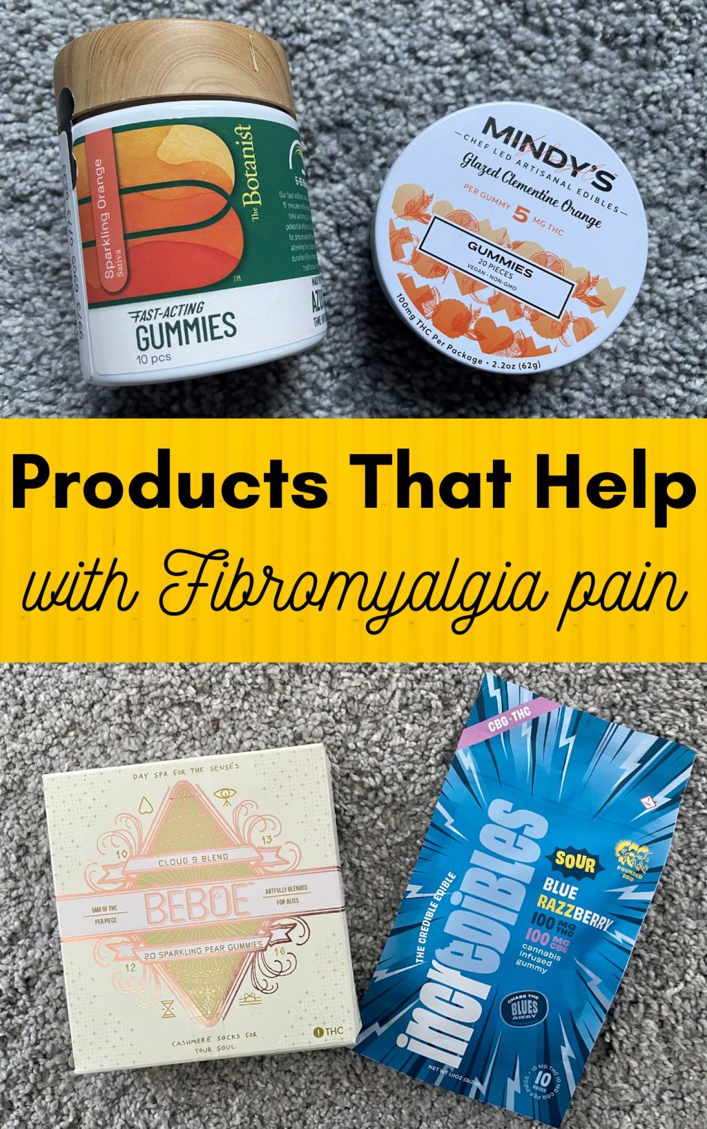 Products that help my Fibromyalgia pain